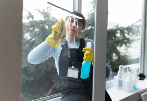 Nettoyage de vitres intérieures et extérieures à Charbonnières-les-Vieilles